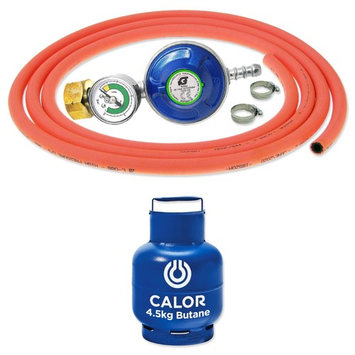 Gas barbecue bottle - gas, regulator
