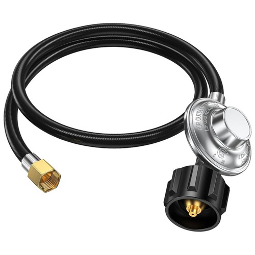 Propane regulator with hose - with,