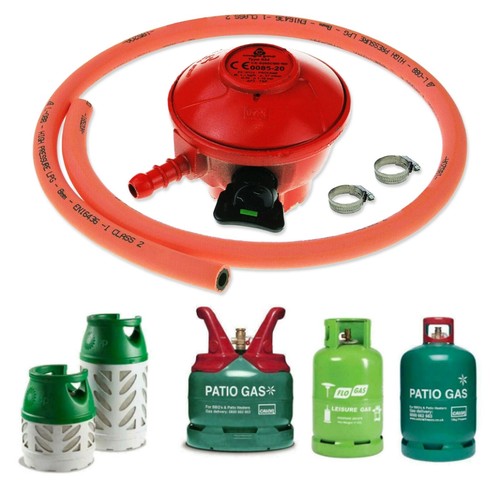 Gas barbecue bottle regulator - bottle,